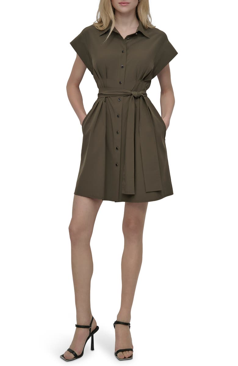 DKNY Commuter Shirtdress, Main, color, 