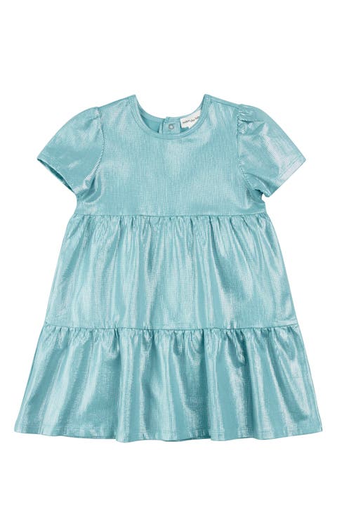 Kids' Cotton Lamé Tiered Party Dress (Toddler & Little Kid)