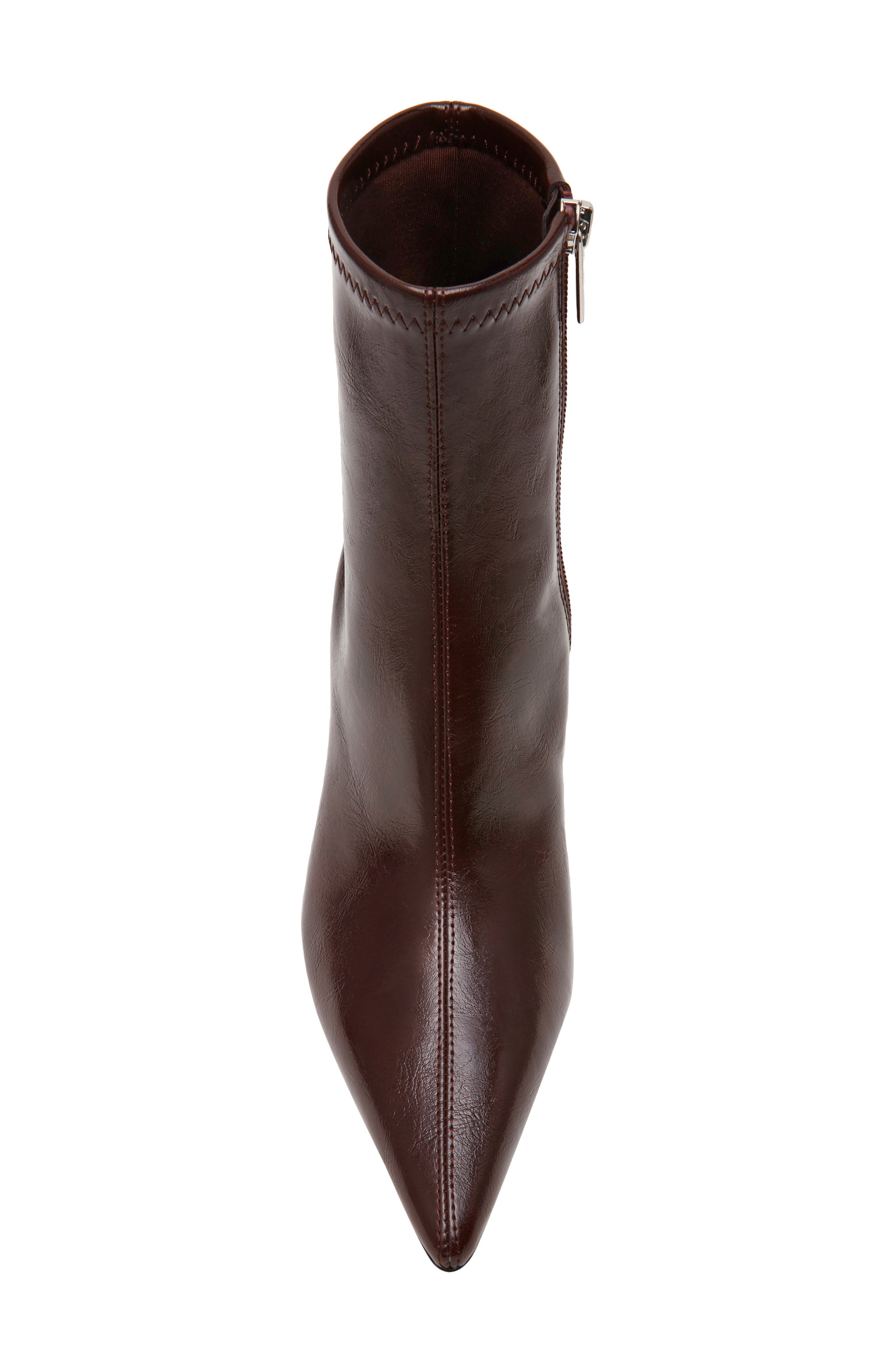 Tashey Pointed Toe Bootie, Alternate, color, BURGUNDY