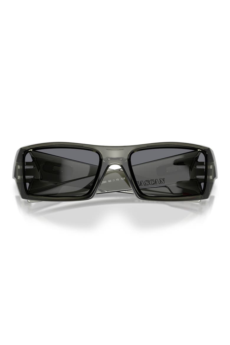 60mm Gascan Rectangle Sunglasses, Alternate, color, GREY SMOKE / GREY