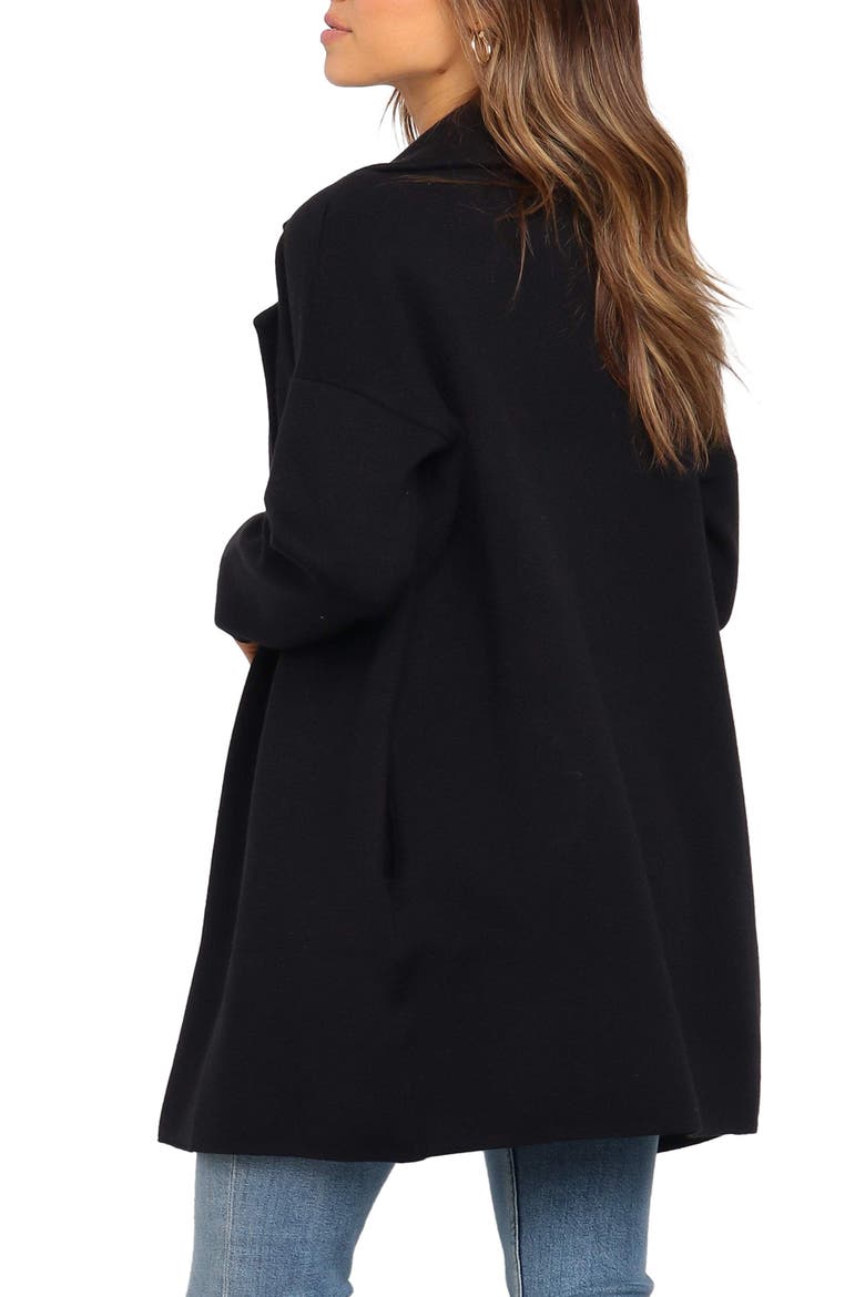 Lenore Longline Cardigan, Alternate, color, BLACK
