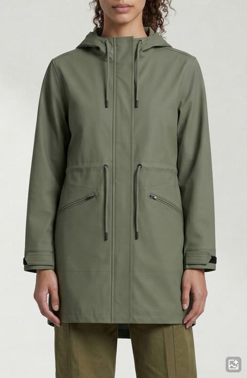 Sibil Hooded Water Repellent Jacket
