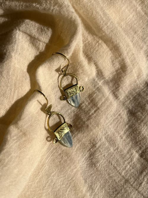 Kapoeta By Ambica Tuareg Kyanite Earring In Silver