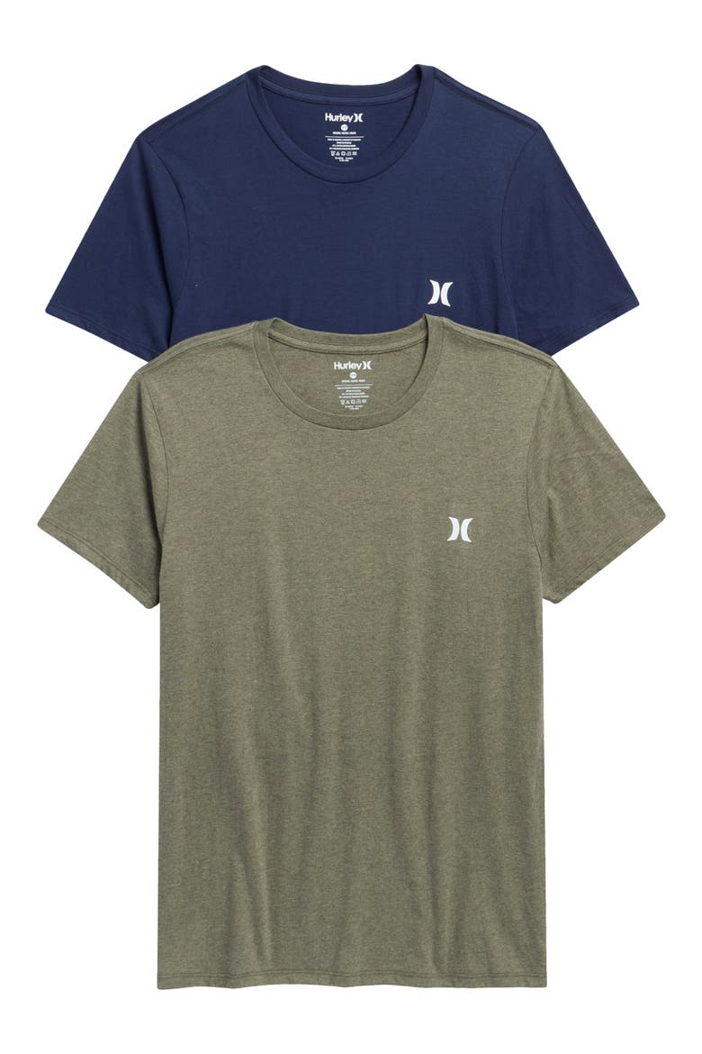 2-Pack Lounge T-Shirts, Main, color, GREEN / BLUE