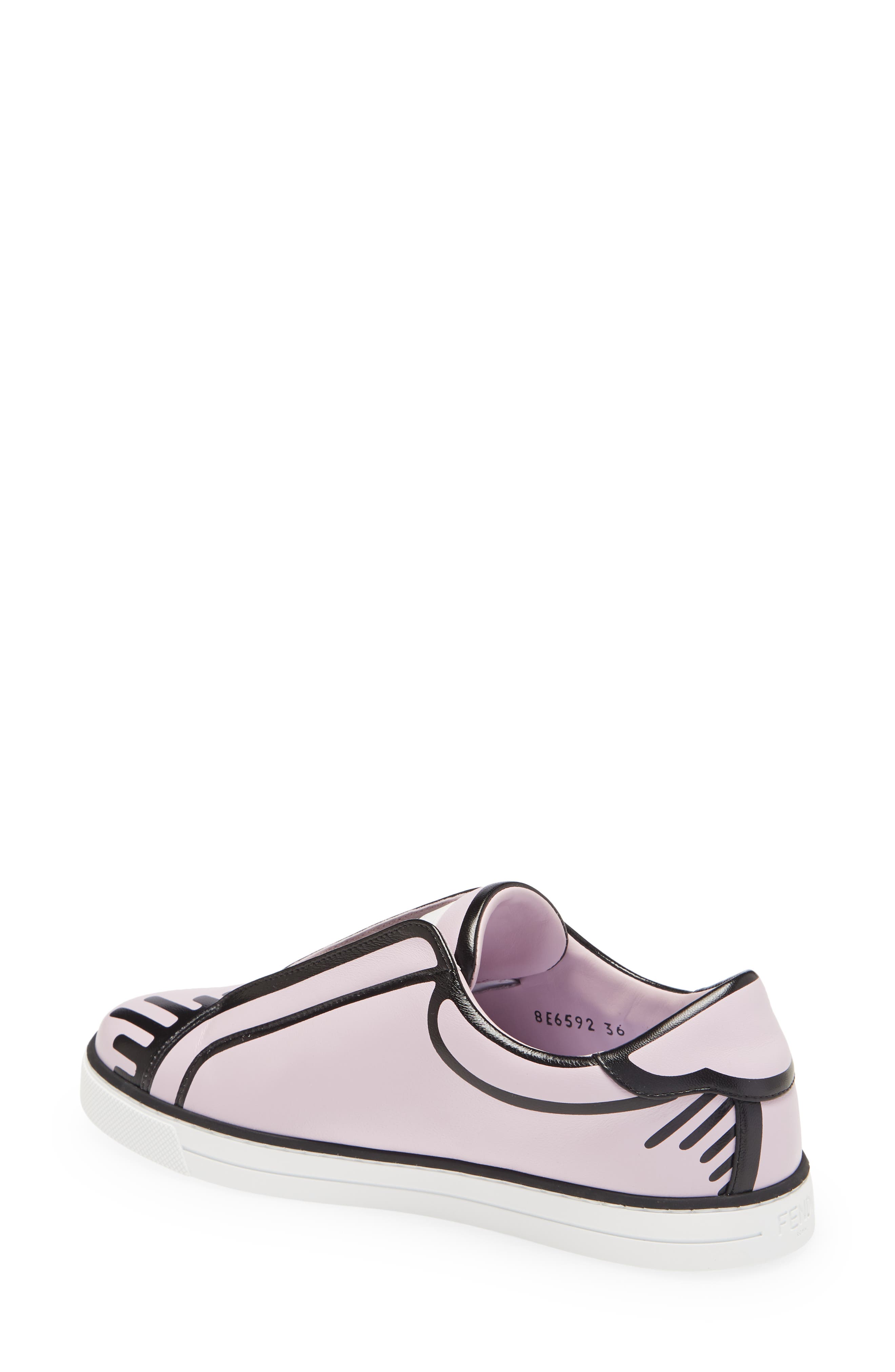 x Joshua Vides FF Logo Slip-On Sneaker, Alternate, color, PINK