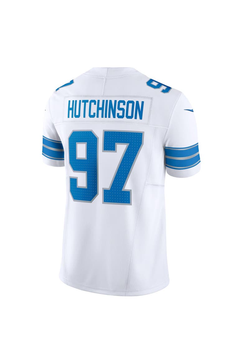 Men's Nike Aidan Hutchinson White Detroit Lions Vapor F.U.S.E. Limited Jersey, Alternate, color, White