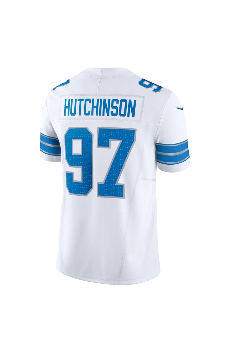 Nike Men's Nike Aidan Hutchinson White Detroit Lions Vapor F.U.S.E. Limited Jersey, Alternate, color, White