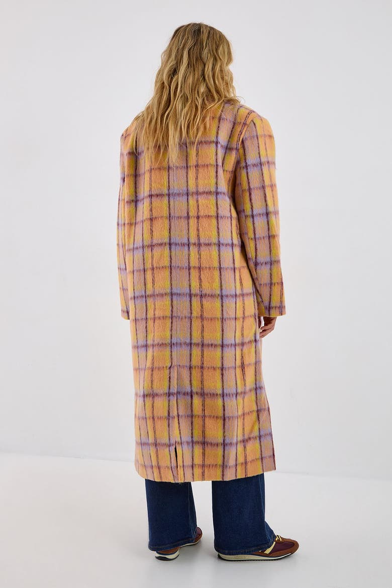 Single Breasted Tailored Coat, Alternate, color, Multi