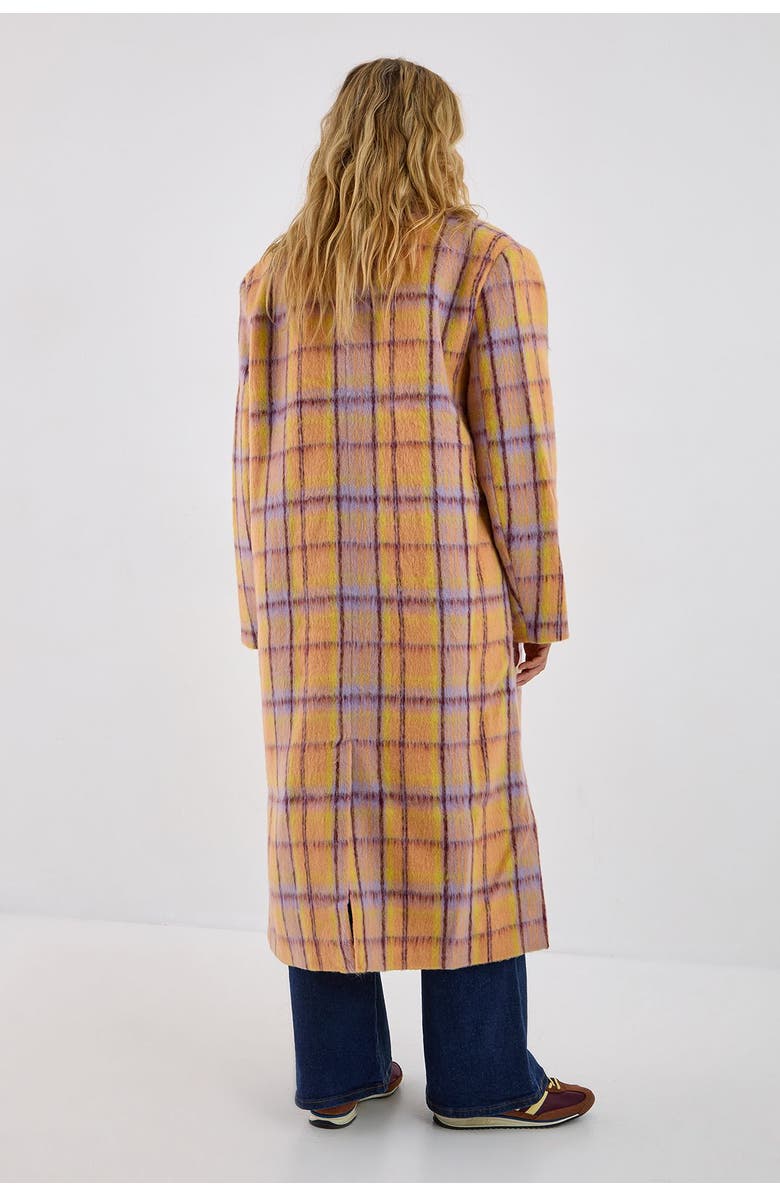 NASTY GAL Single Breasted Tailored Coat, Alternate, color, Multi