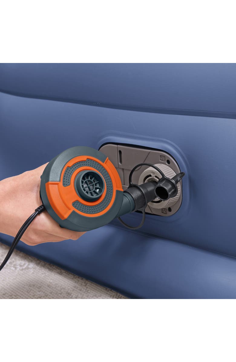 Bestway Tritech 18" Queen Air Mattress with Built-in AC Pump & Antimicrobial Coating, Alternate, color, Multicolored