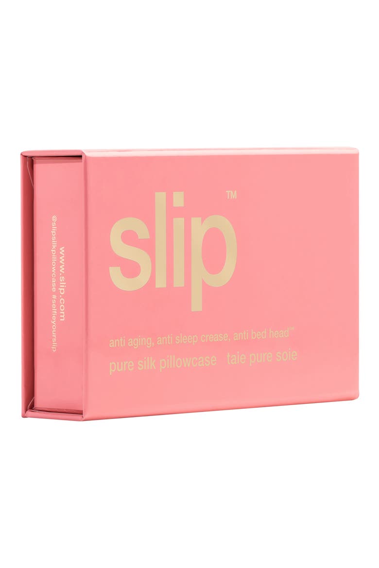 Pure Silk Pillowcase, Alternate, color, BLUSH