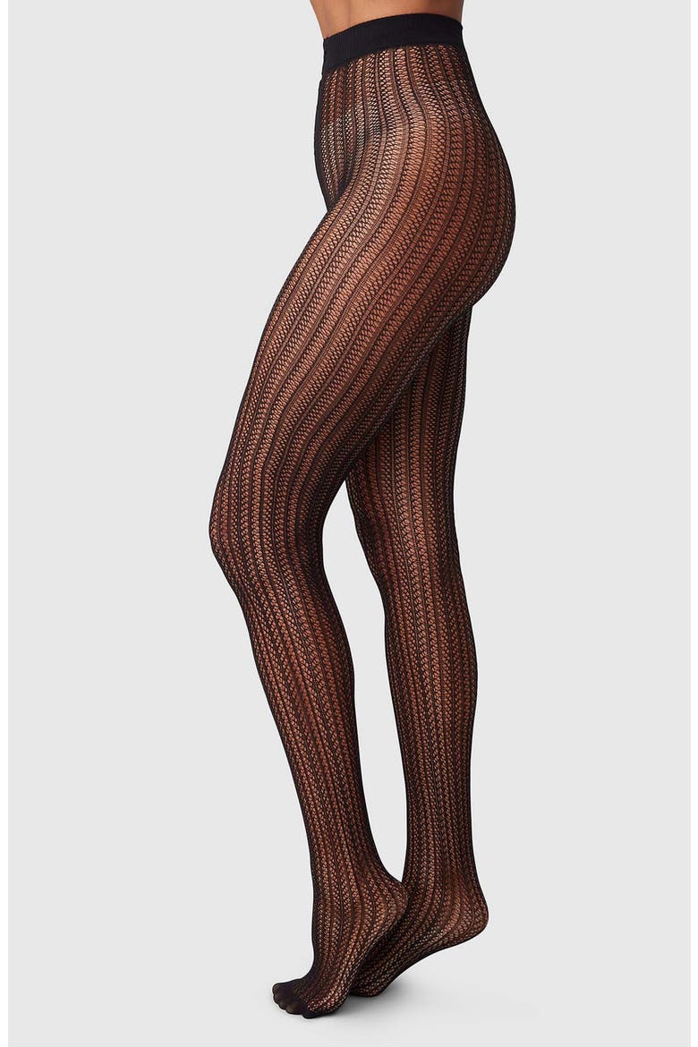 Semla Fishnet Tights, Main, color, BLACK