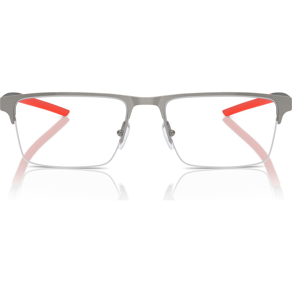 Scuderia Ferrari 55mm Pillow Optical Glasses In Gray