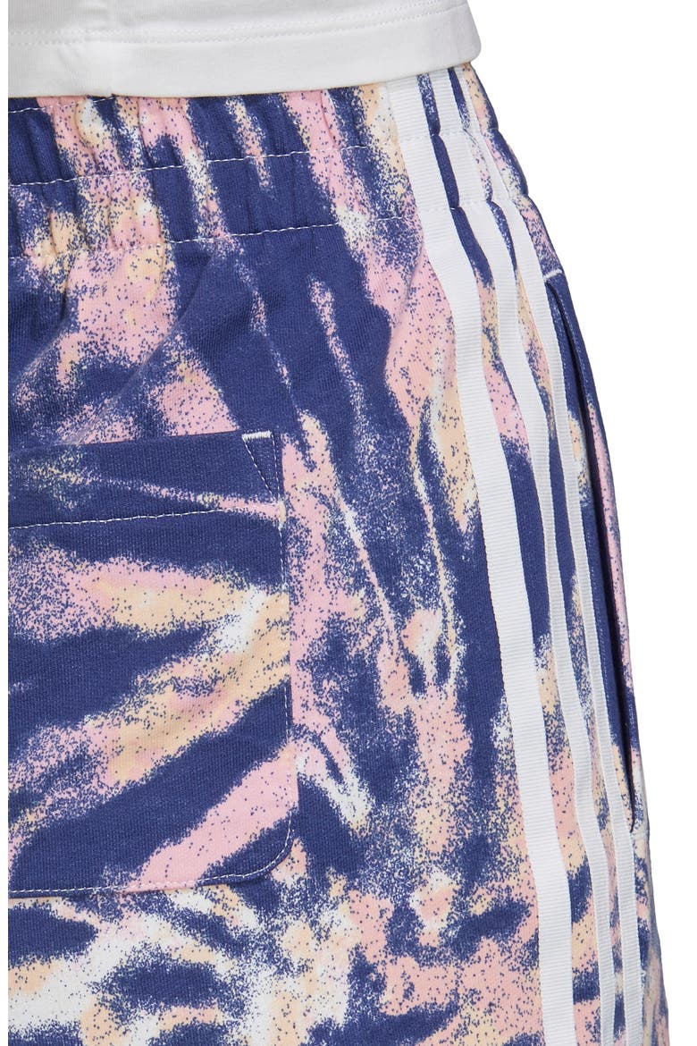 Adicolor 3-Stripe Shorts, Alternate, color, MULTICOLOR/WHITE/INDIGO/PINK