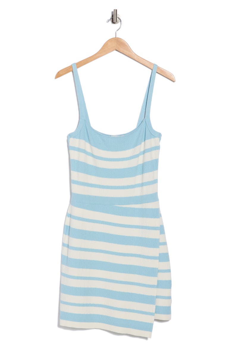 Suvi Cotton & Silk Blend Tank Dress, Main, color, AZURE SKY STRIPE