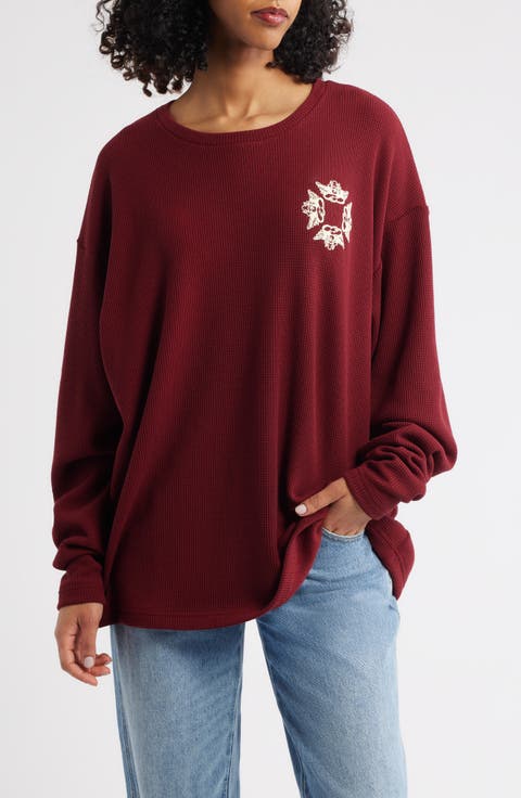 Mon Cheri Thermal Boyfriend Sweatshirt