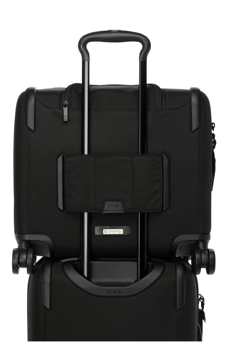 Alpha Compact Carry On, Alternate, color, BLACK