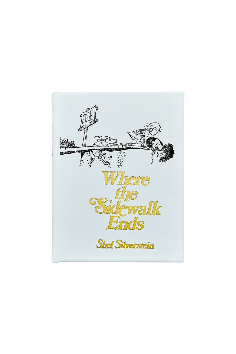 Where the Sidewalk Ends Poems and Drawings Leather Edition, Alternate, color, White