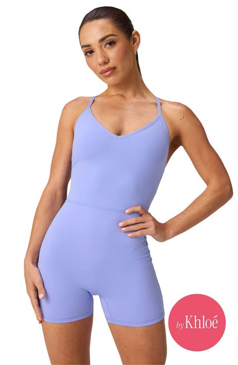 Women's Booty Scrunch PureLuxe V-Back Jumpsuit 4"