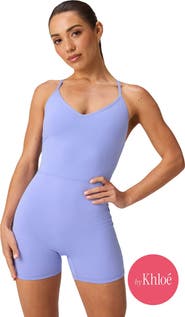 Fabletics Women's Booty Scrunch PureLuxe V-Back Jumpsuit 4"