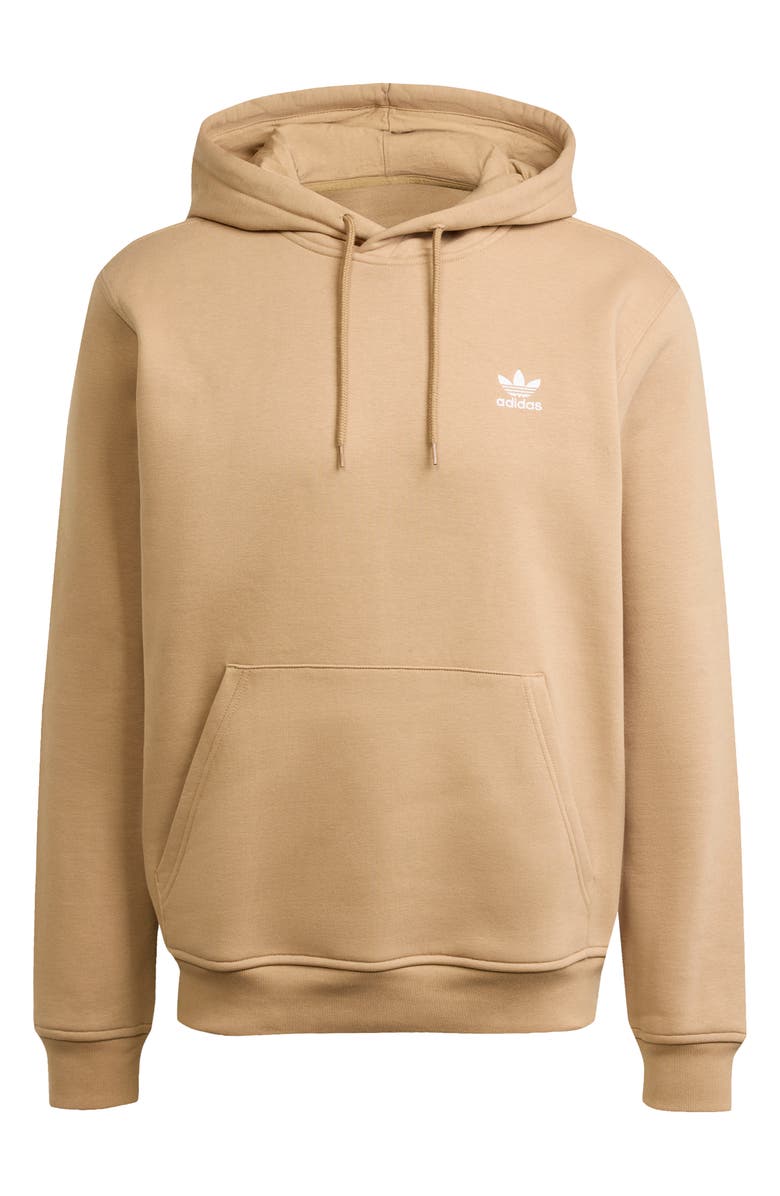 adidas Originals Trefoil Essentials Pullover Hoodie, Alternate, color, Cardbo