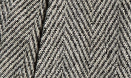 Astr The Label Sorine Herringbone Wool Blend Shorts In Brown