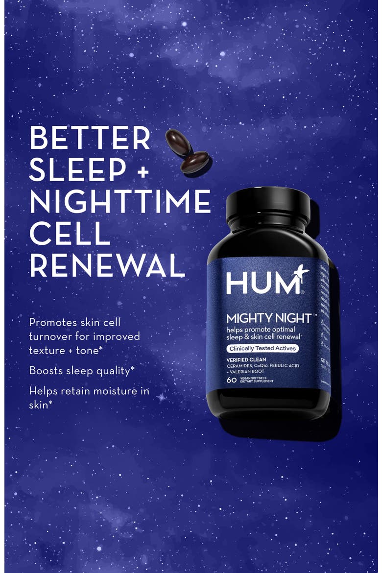 Mighty Night™ Overnight Renewal Supplement with Ceramides, CoQ10 & Ferulic Acid Supplement, Alternate, color, NO COLOR