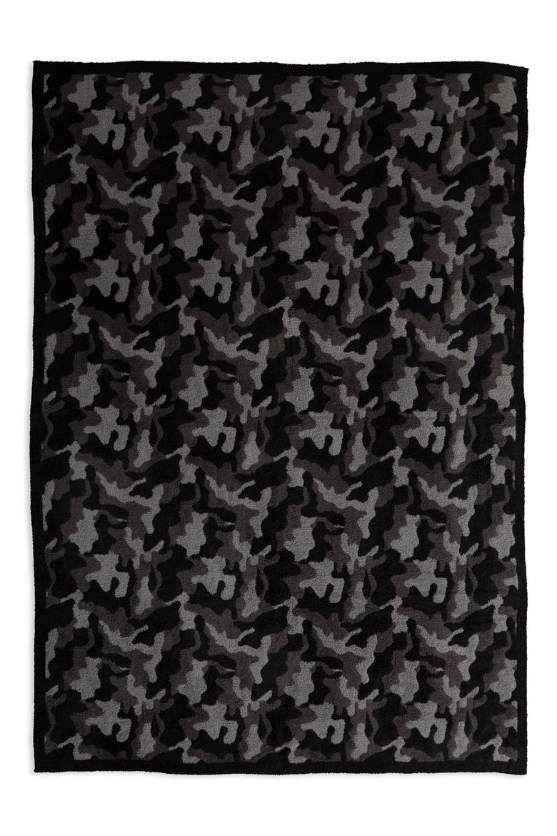 CozyChic™ Camo Throw Blanket, Alternate, color, CARBON MULTI