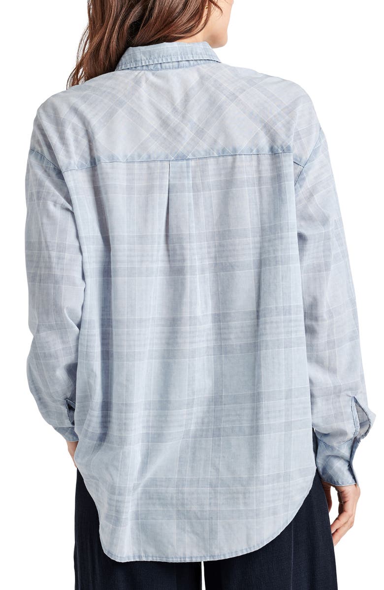 Splendid Macie Plaid Button-Up Shirt, Alternate, color, 