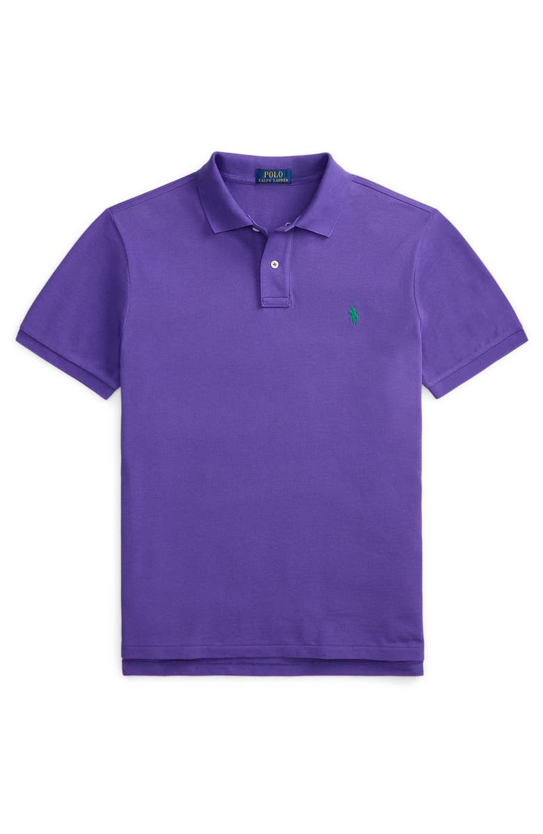 Polo Ralph Lauren The Iconic Cotton Piqué Polo, Alternate, color, Cabana Purple/ C5223