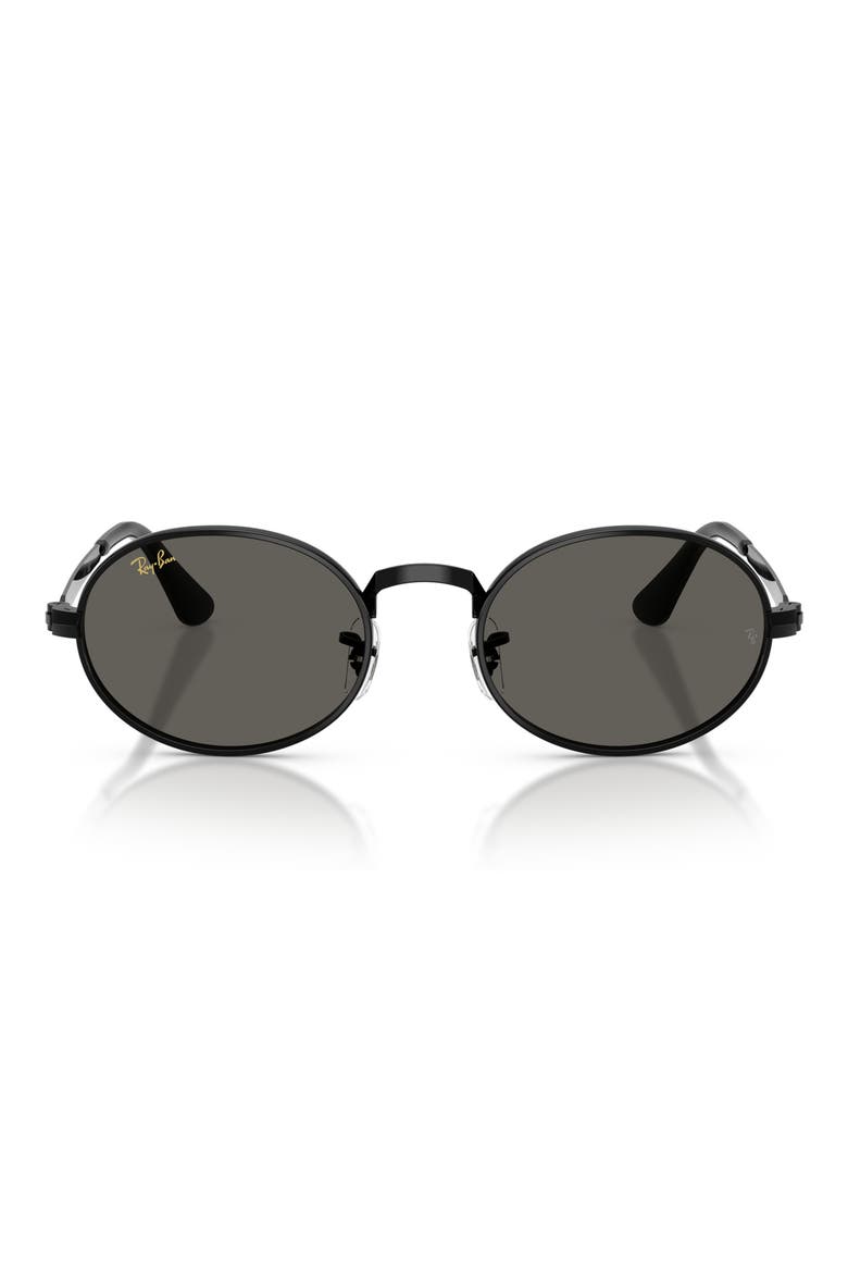 x A$AP Rocky 54mm Oval Sunglasses, Main, color, BLACK / DARK GRAY