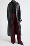 Proenza Schouler Kasia Burnished Leather Coat