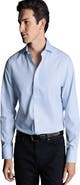 Charles Tyrwhitt Non-Iron Clifton Weave Cutaway Slim Fit Shirt Double Cuff