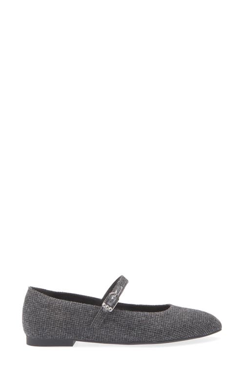 Stuart Weitzman Analeise Mary Jane Flat In Gray