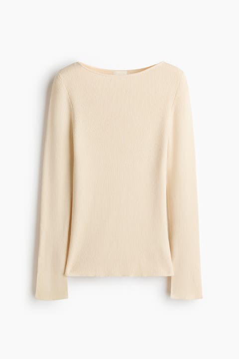 Rib-knit Top