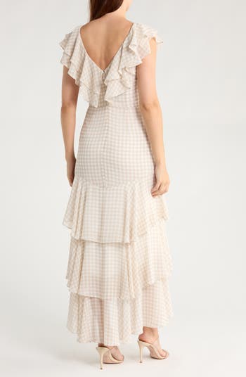 Floral Ruffle Tiered Dress