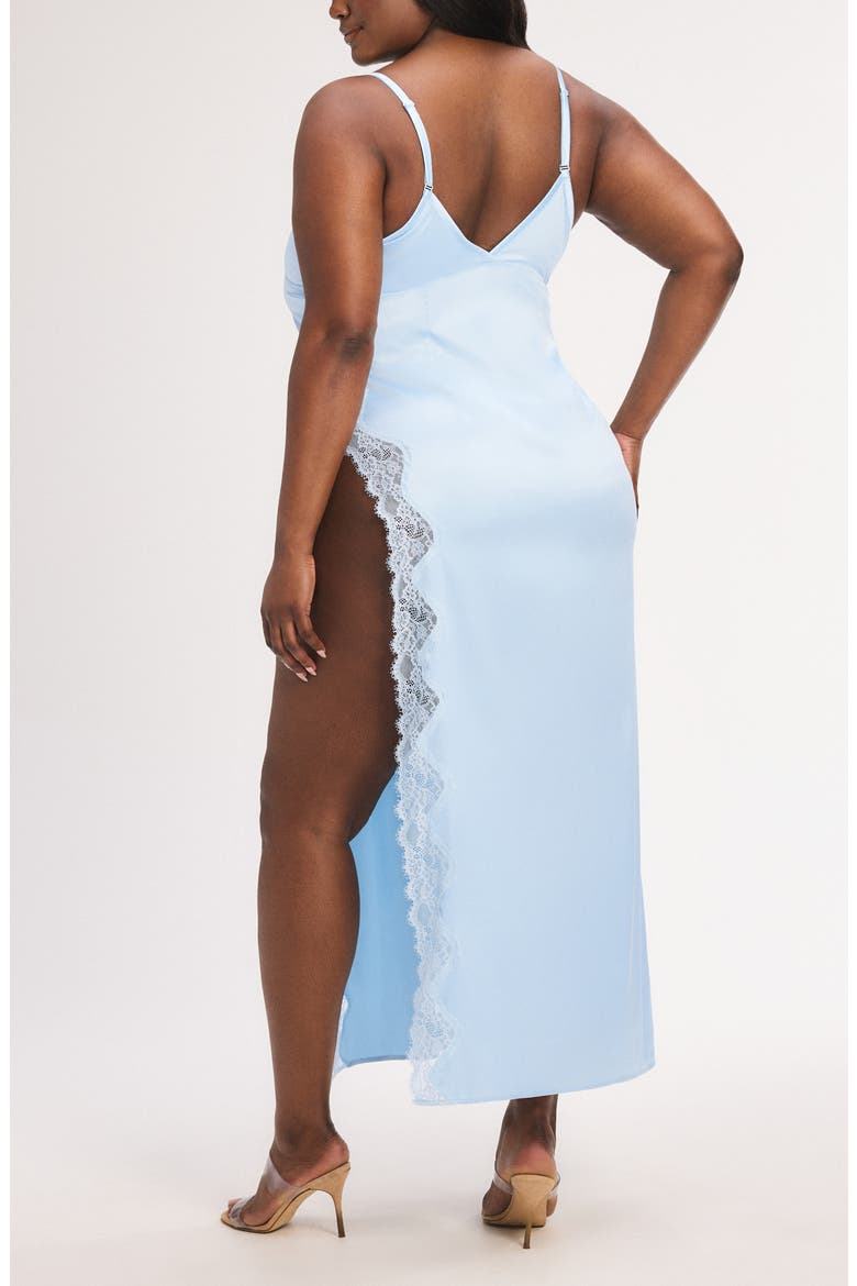Nite Shade Maxi Nightgown, Alternate, color, SKYLINE BLUE