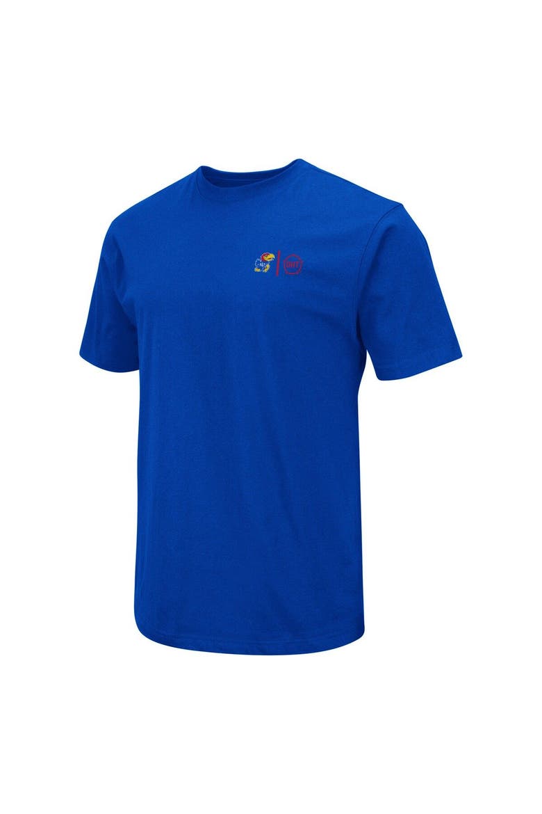 Men's Colosseum Royal Kansas Jayhawks OHT Military Appreciation T-Shirt, Alternate, color, Royal
