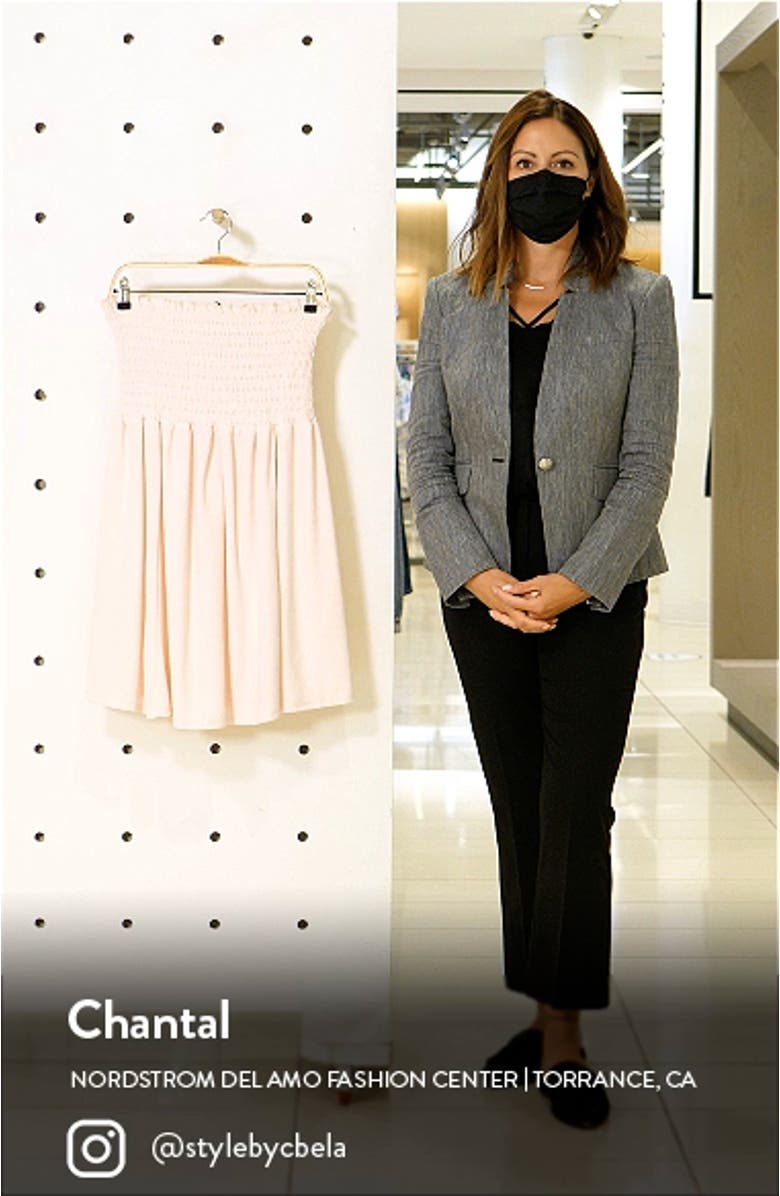 Heritage Strapless Terry Cloth Dress, sales video thumbnail