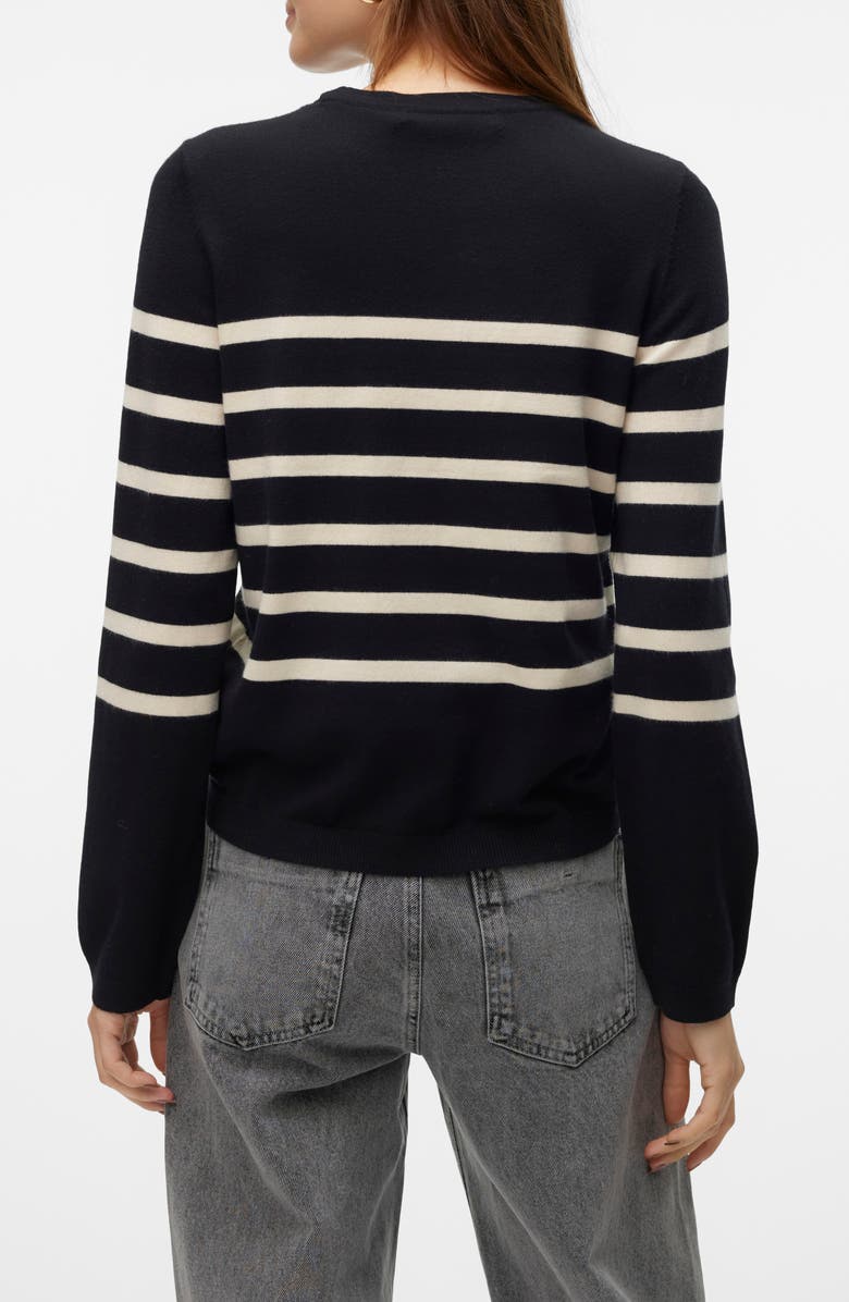 VERO MODA Saba Stripe Sweater, Alternate, color, 