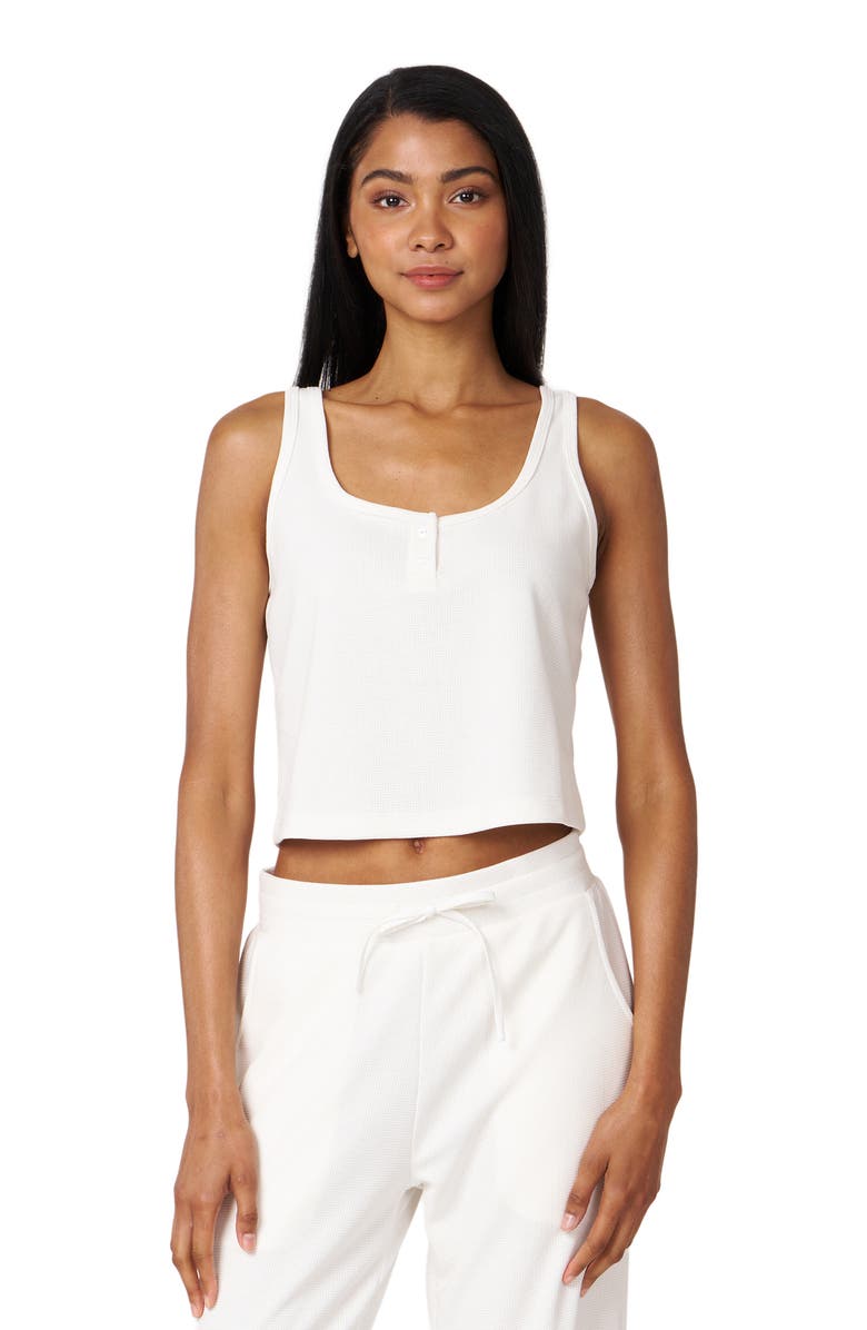 Rebody Active Retreat Waffle Tank, Main, color, White