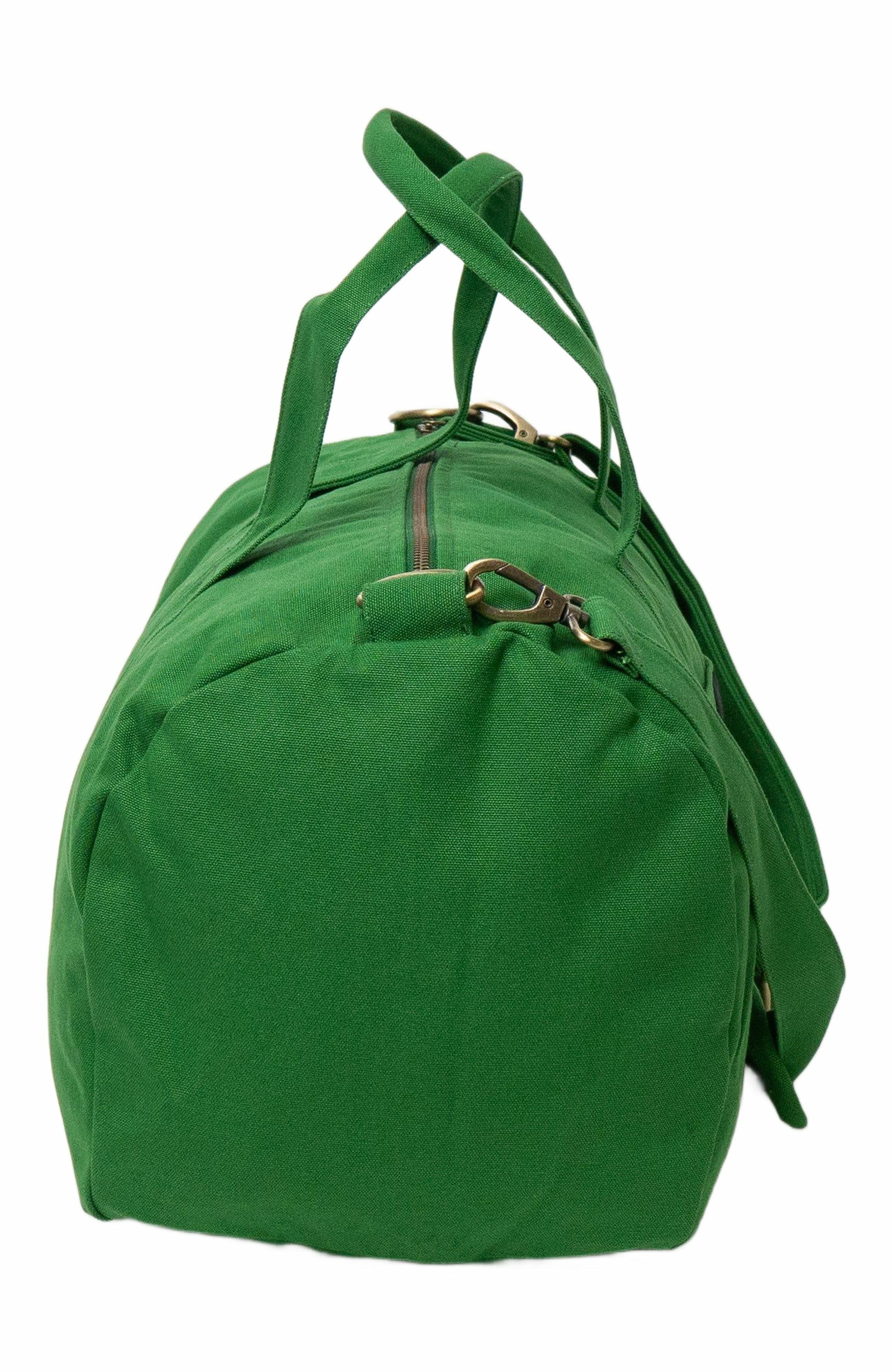 Organic Cotton Gym Bag, Alternate, color, Moss Green