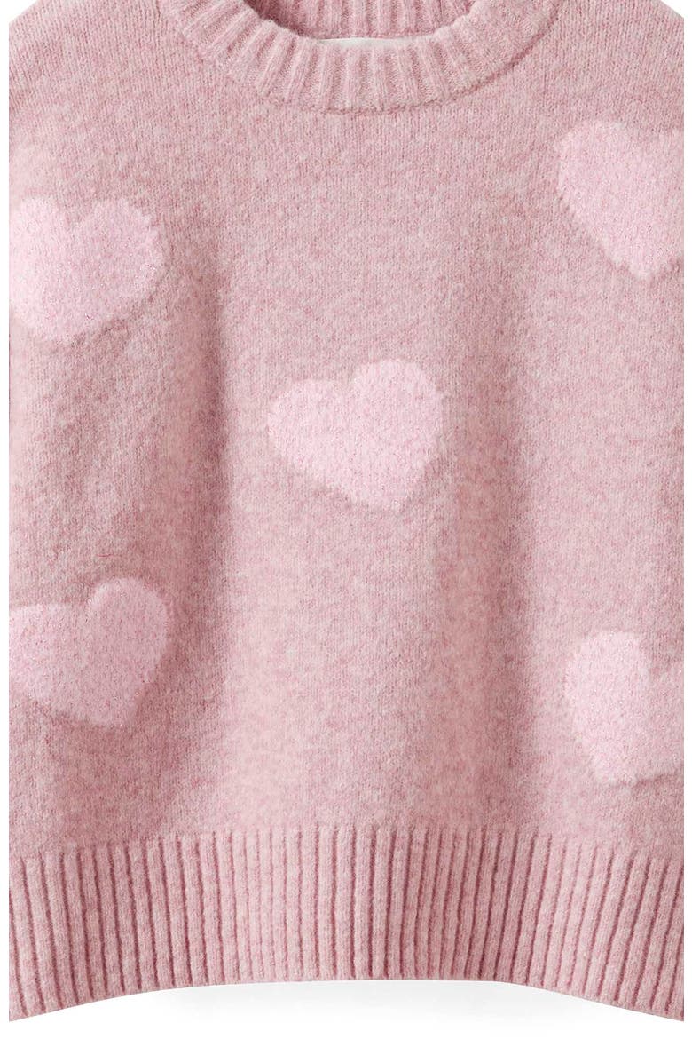 Kid's Soft Knit Sweater, Alternate, color, Zephyr Heart