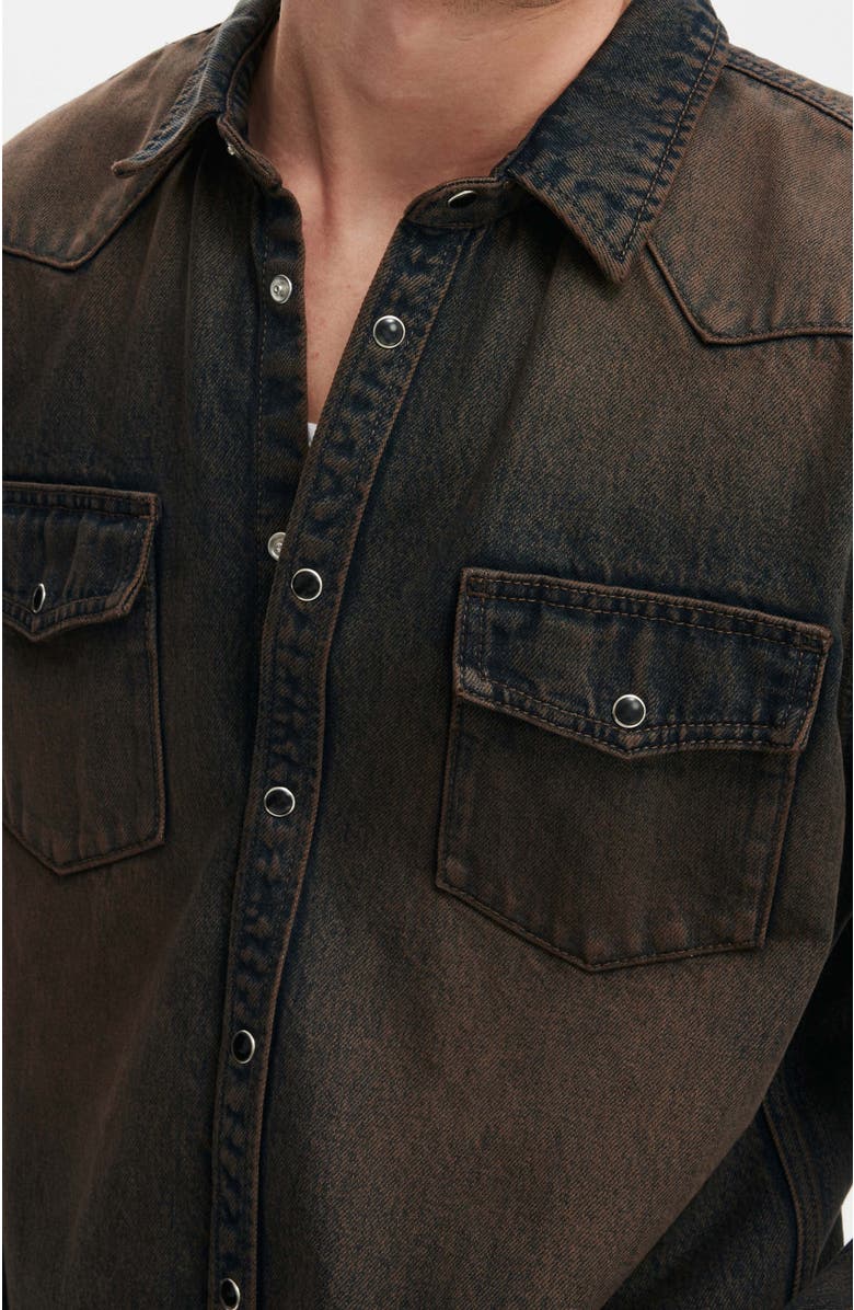 Cotton On Western Overshirt, Alternate, color, 