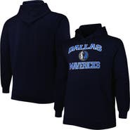 PROFILE Men's Navy Dallas Mavericks Big & Tall Heart & Soul Pullover Hoodie