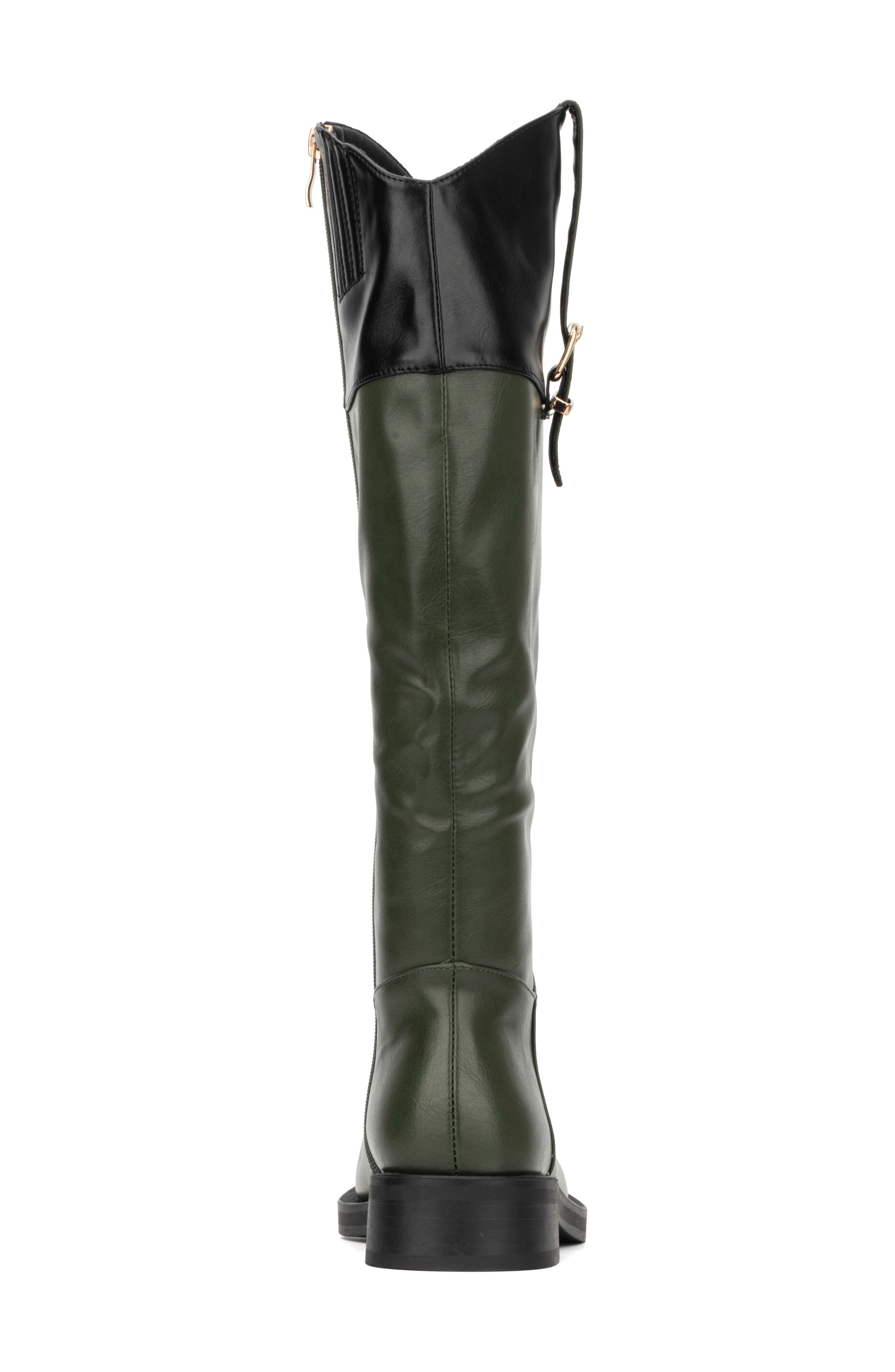 Desiree Riding Boot, Alternate, color, GREEN