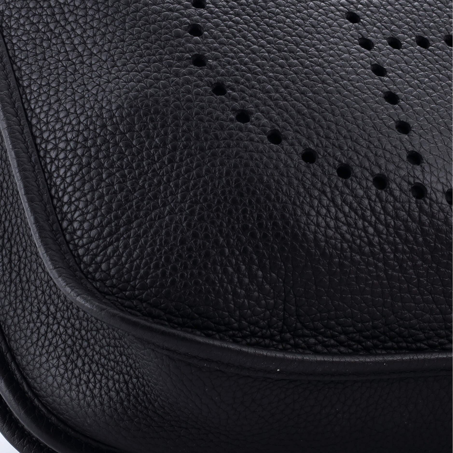 Pre-Owned Hermes Evelyne Bag Gen III Clemence PM, Alternate, color, Noir