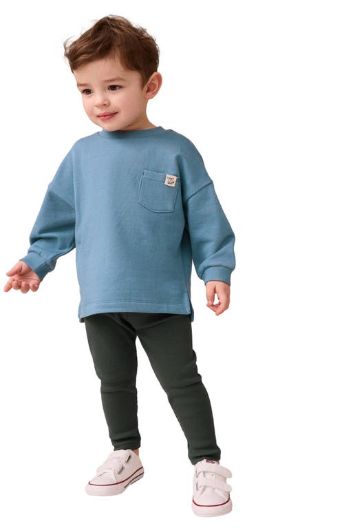 Next Kids' Long Sleeve T-shirt & Leggings Set In Blue