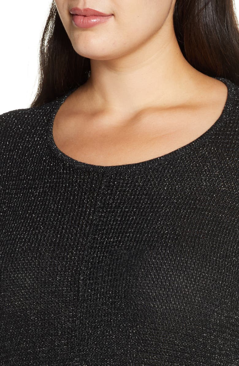 Eileen Fisher Shimmer Merino Wool Blend Top, Alternate, color,