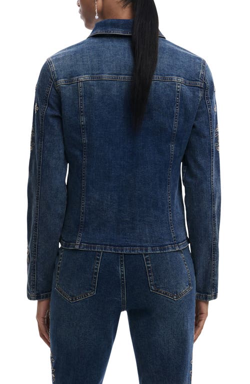 DESIGUAL DESIGUAL ZIP DENIM TRUCKER JACKET